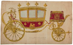 Koets van de Opperste Paus Pius VII door Giuseppe Pera